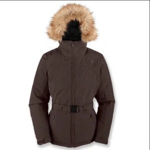The North Face Greenland Hyvent Belted Jacket - Bittersweet Brown